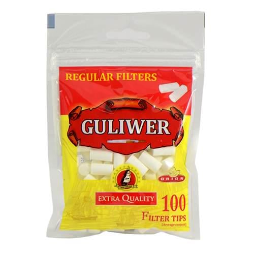 Фильтры для самокруток Guliwer Regular 8х15 мм 100 шт. (11324314)