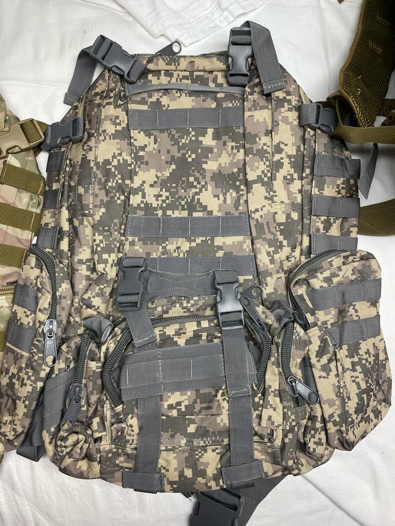 Рюкзак тактичний водонепроникний 600 D Molle 55 л Піксель/Оливковий (8976398) - фото 2 Рюкзак тактичний водонепроникний 600 D Molle 55 л Піксель/Оливковий (8976398) - фото 2