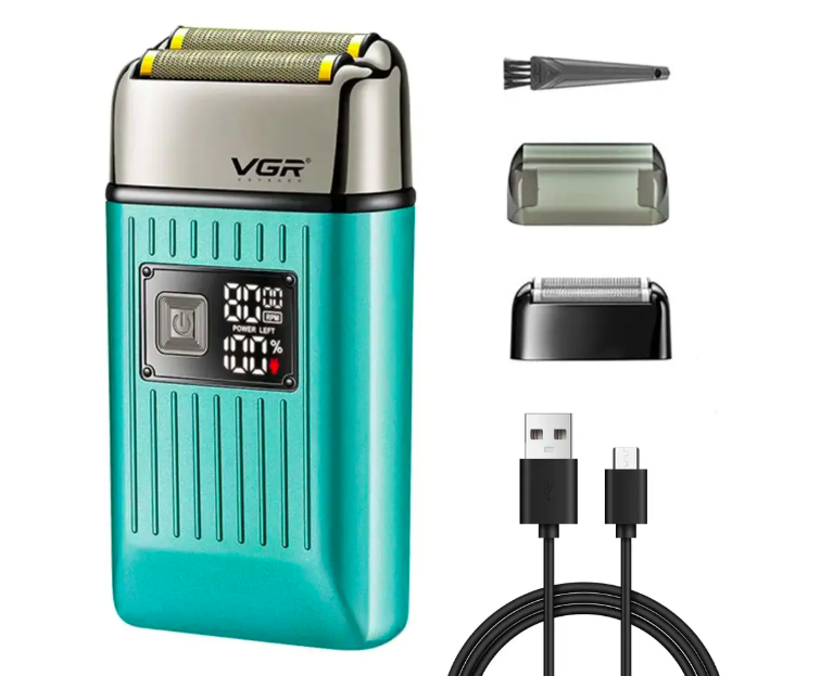 Електробритва шейвер VGR V-357 подвійне лезо та висувний тример (24604650)