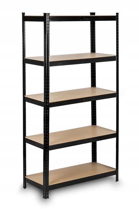 Стелаж металевий Homart B150 150х75х35 см Чорний (9913)