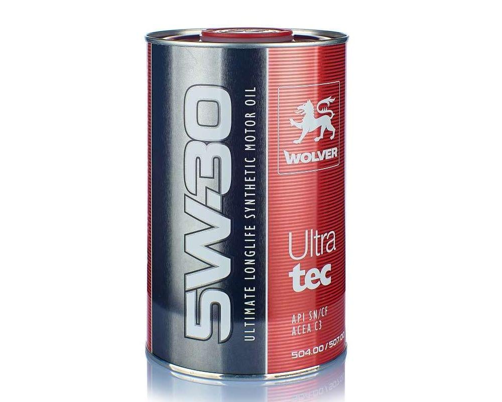 Моторне мастило автомобільне Wolver Ultratec 5W-30 1 л (26346)