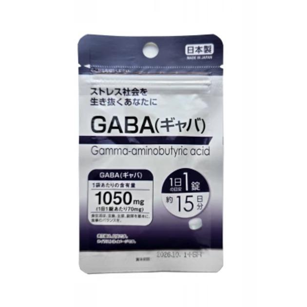 Кислота гамма-аминомасляная ГАБА Daiso GABA 15 дн. 15 шт.