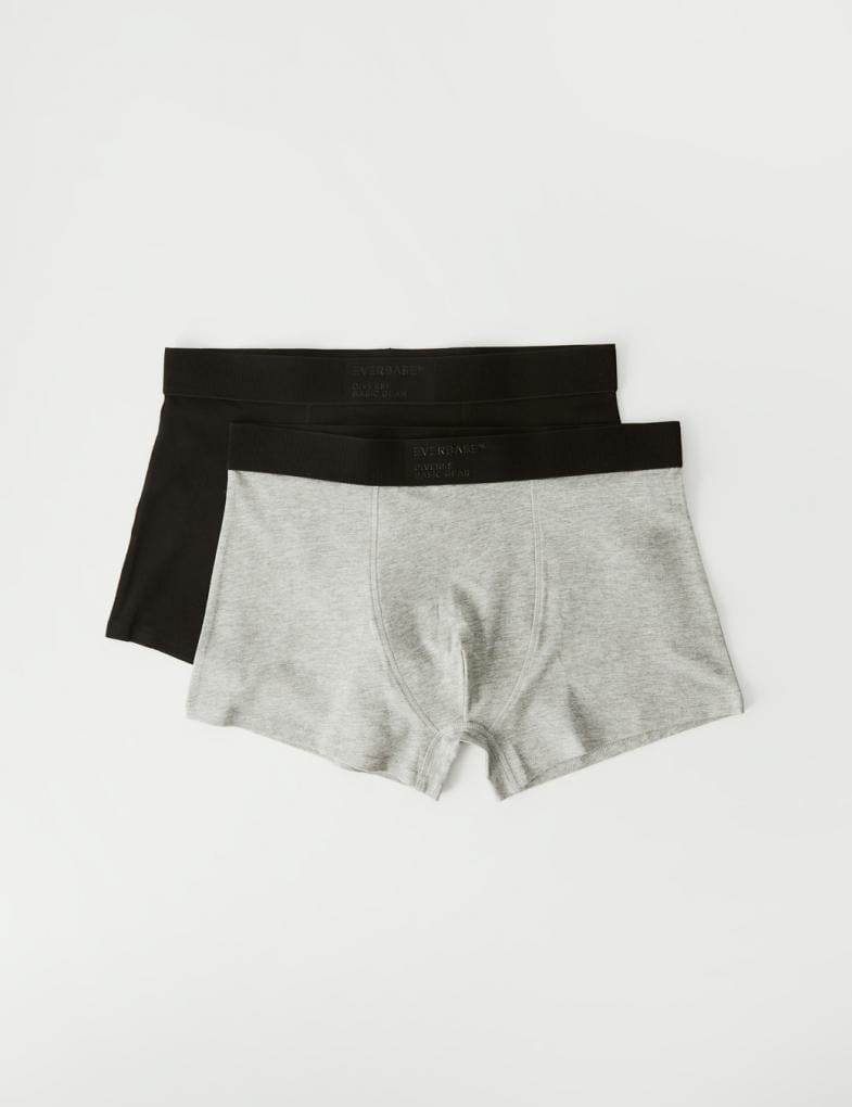 Набор трусов боксеров мужских Diverse EVB RIBBY 2 шт. IV XL Черно-серый (5905384036353)