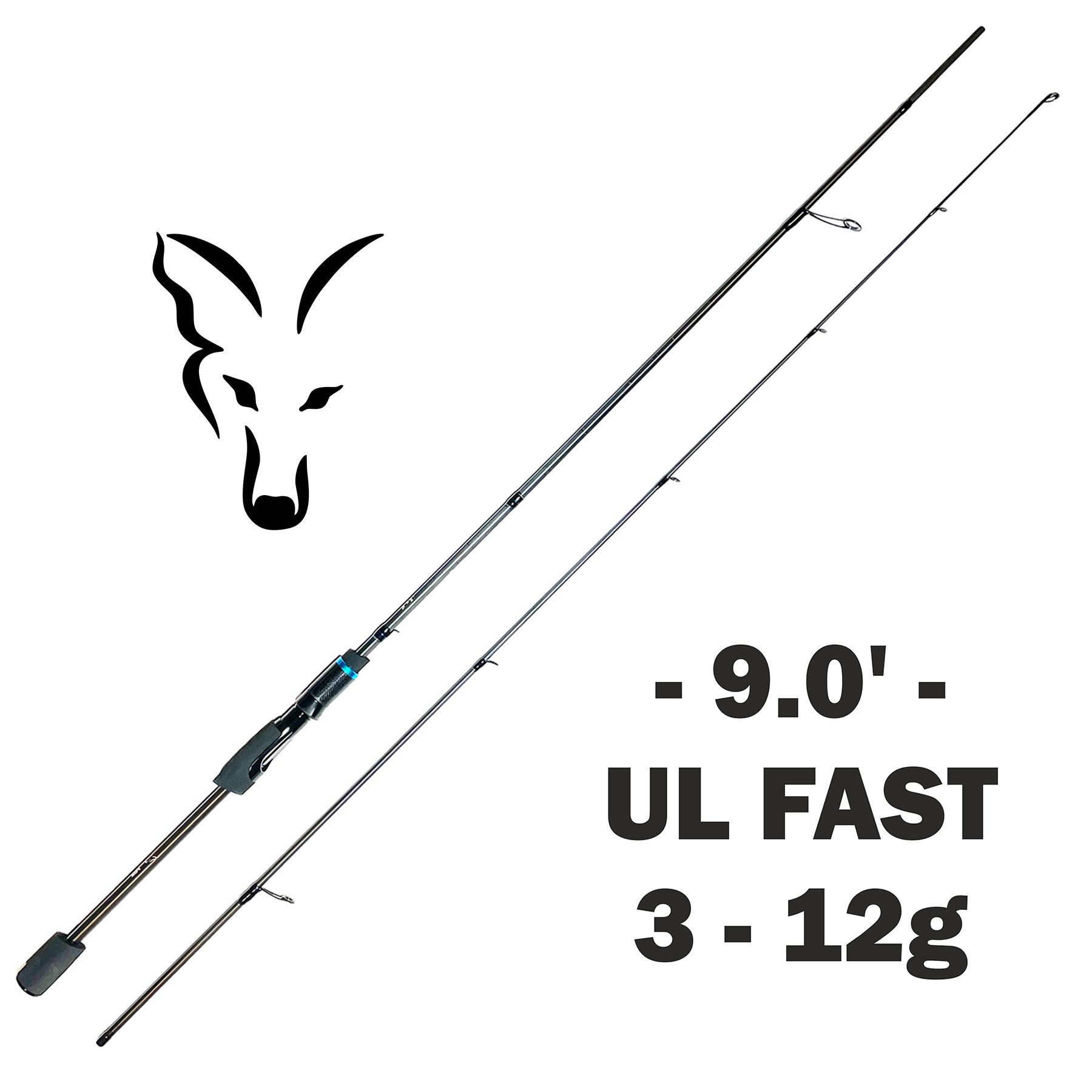 Спінінг Fox Long Rage UL 9" Fast 2,72 м 3-12 г (FXLRUL9) - фото 7