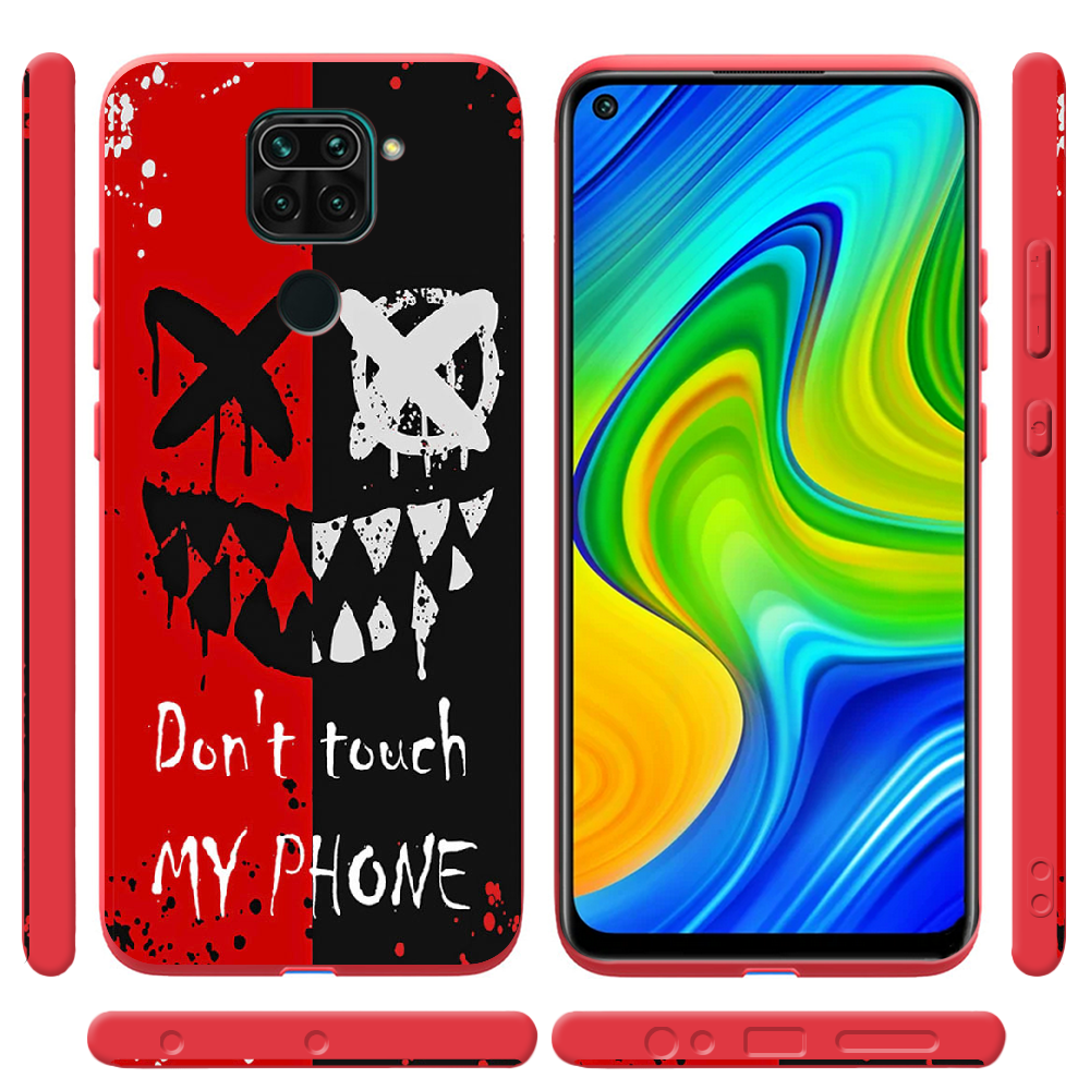 Чехол BoxFace Xiaomi Redmi Note 9 Bad Smile Красный силикон (39801-up2468-41193) - фото 2