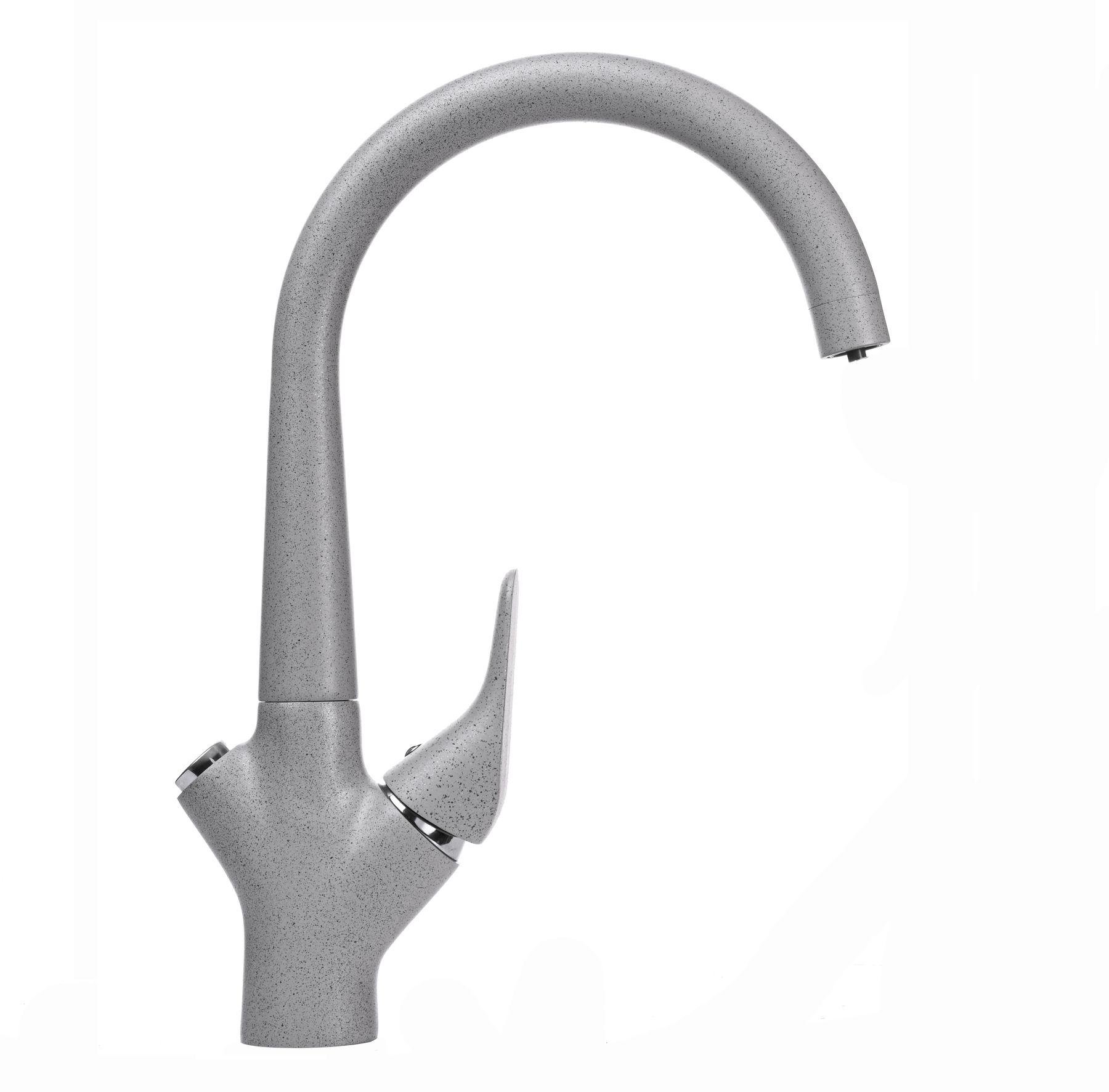 Смеситель для кухни Globus Lux 0222-2-ARENA 000019259 на две воды Серый (108495)