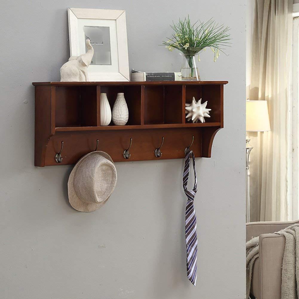 Вешалка для одежды из дерева Квебек 4 Махагон (ВДО-0011413)