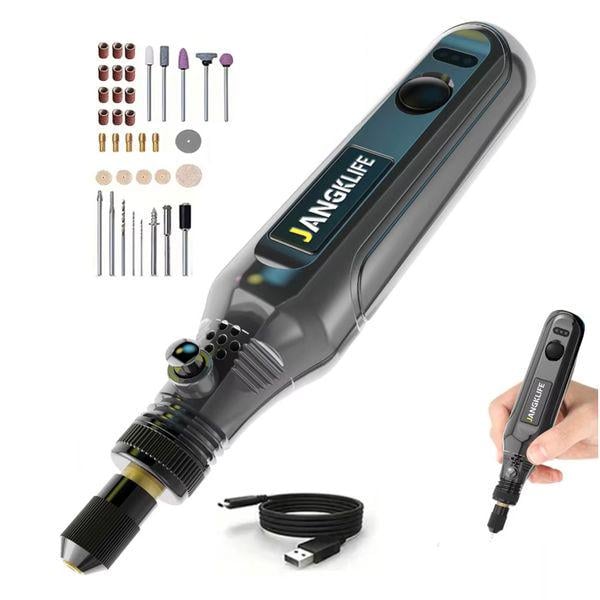 Машинка шліфувальна/полірувальна/свердлильна з регулюванням швидкості бездротова Чорний (ТТ-111) - фото 2 Машинка шліфувальна/полірувальна/свердлильна з регулюванням швидкості бездротова Чорний (ТТ-111) - фото 2