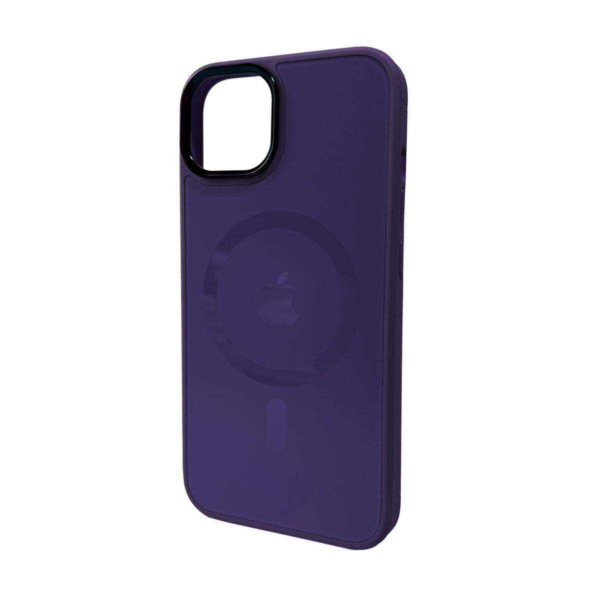 Протиударний чохол для Apple iPhone 12/12 Pro AG Glass Sapphire MagSafe / Purple