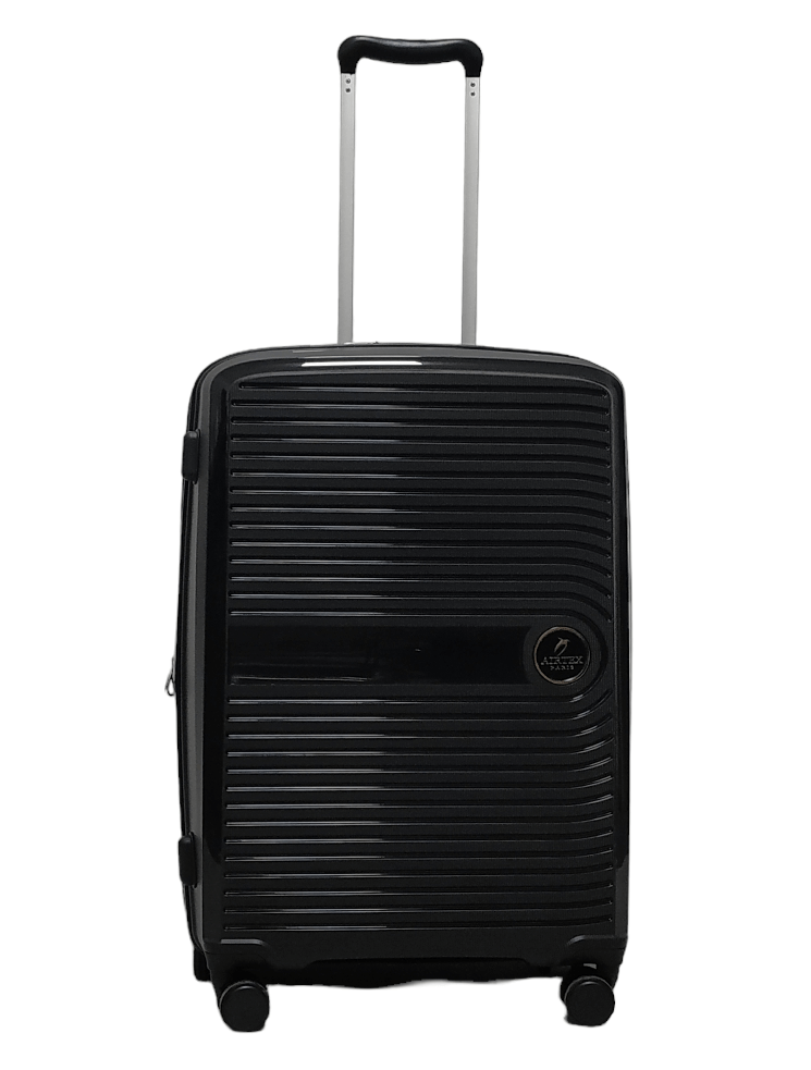 Чемодан Airtex 223 средний полипропилен 68х48х26 см 68 л Черный