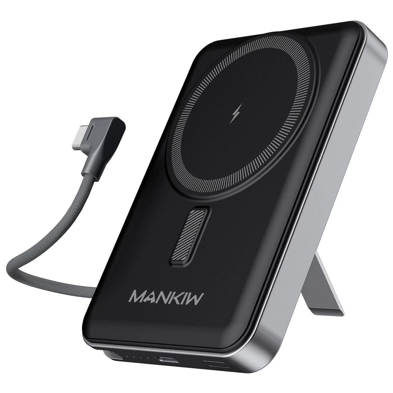 Повербанк MANKIW P026 MagSafe 10000 мАч с беспроводной зарядкой для iPhone и Android Повербанк MANKIW P026 MagSafe 10000 мАч с беспроводной зарядкой для iPhone и Android