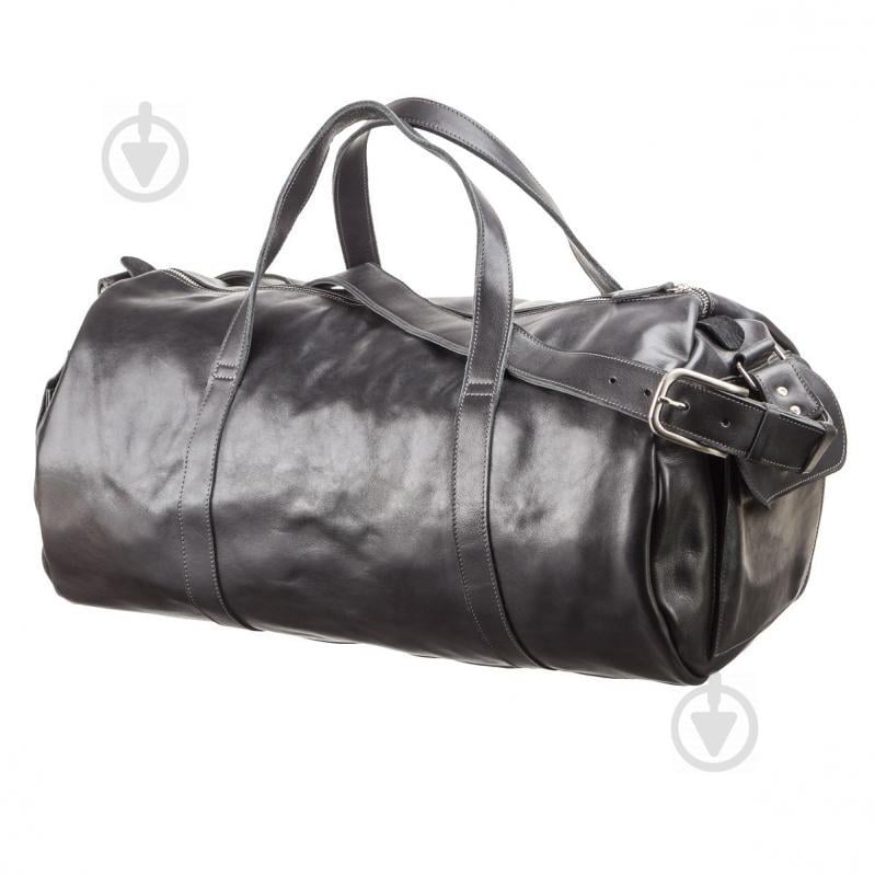 Сумка дорожная Grande Pelle кожаная Черная (11048) Сумка дорожная Grande Pelle кожаная Черная (11048)