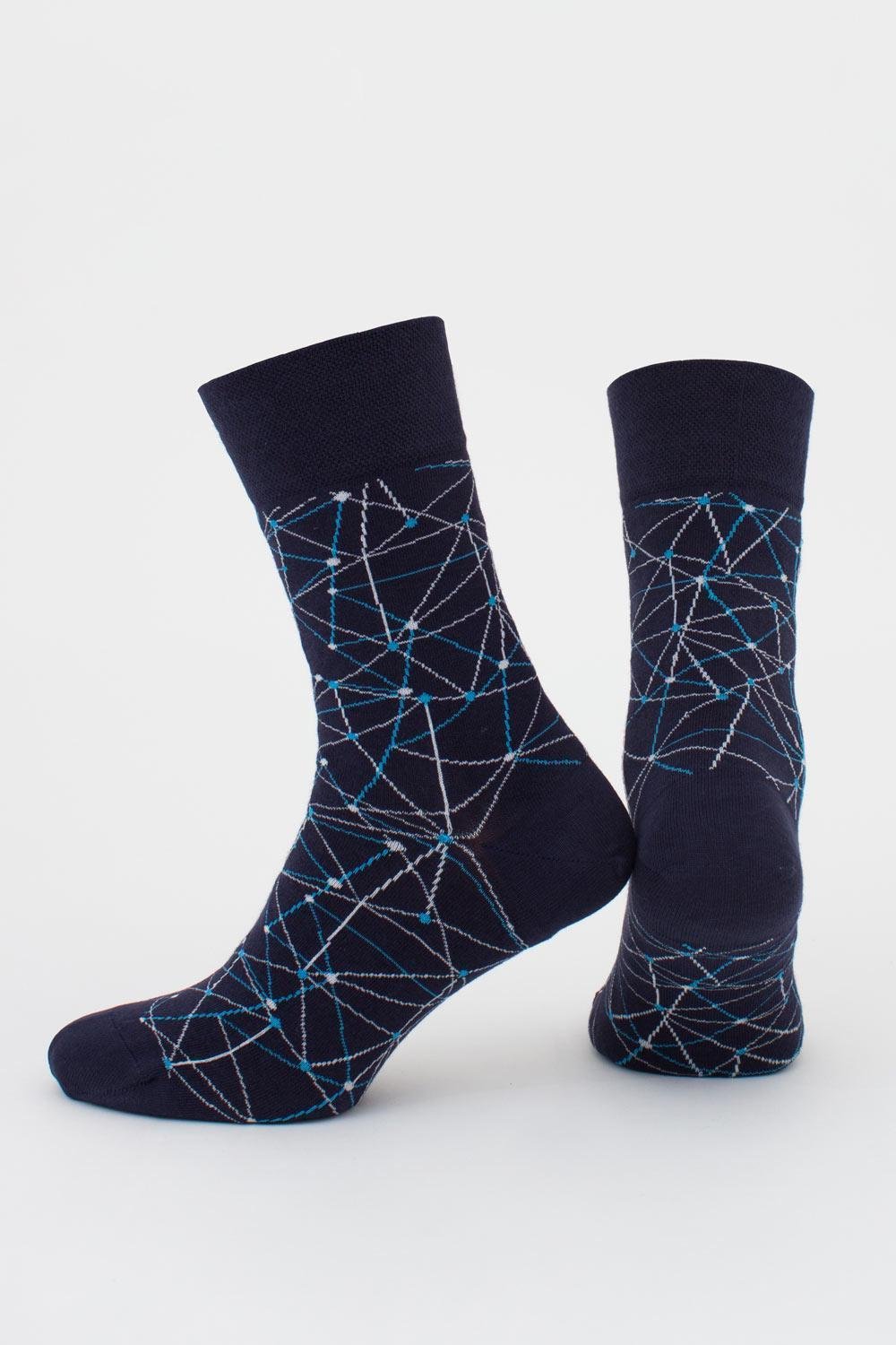 Носки мужские хлопчатобумажные Giulia MS3 BASIC 2402 р. 39/41 Navy (27068047) - фото 2 Носки мужские хлопчатобумажные Giulia MS3 BASIC 2402 р. 39/41 Navy (27068047) - фото 2