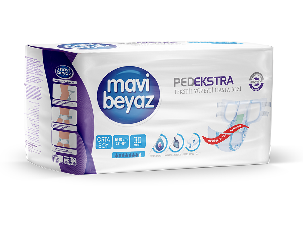 Подгузники для взрослых MAVI BEYAZ PedEkstra M №30 (000006533)