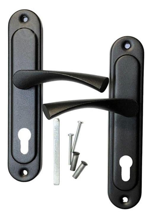 Дверна ручка на планці Aspect РП-85.23 Чорний (306958E)