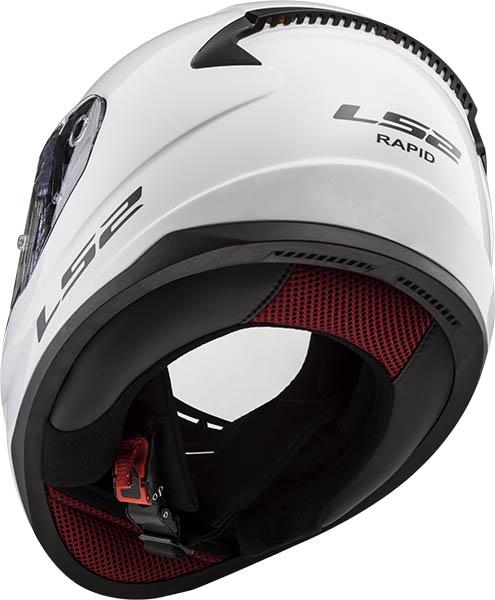 Мотошлем LS2 FF353 Rapid Solid M Gloss White (21189) - фото 3