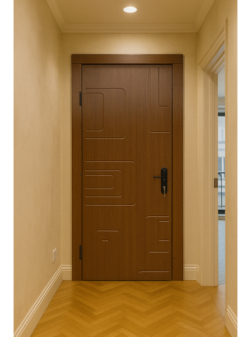 Дверь входная левая MSM Вулкан МДФ/МДФ 2050х860 мм Орех новус - фото 2 Дверь входная левая MSM Вулкан МДФ/МДФ 2050х860 мм Орех новус - фото 2