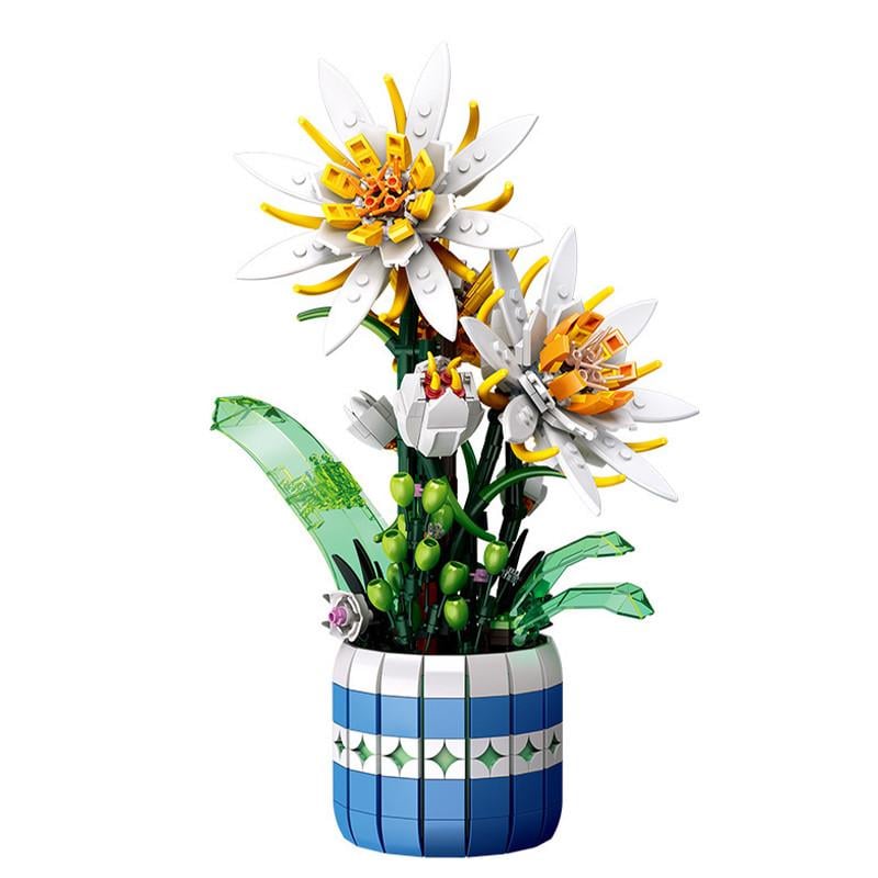 Конструктор 3D пластиковый JIE-STAR 9033 Epiphyllum Bonsai 835 дет. (25714171)