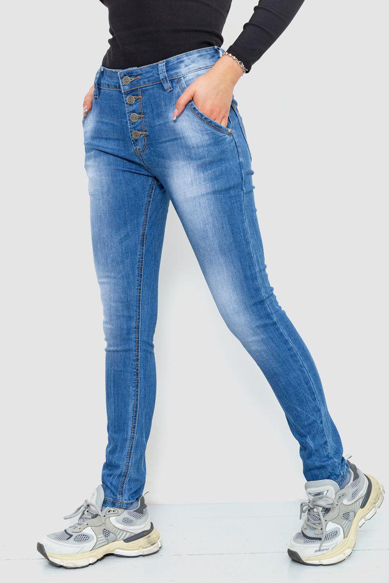 Джинси жіночі з потертостями Ager 244RS08 р. 27 Синій (65f2d3f7a4b9607aef04ec55) - фото 3