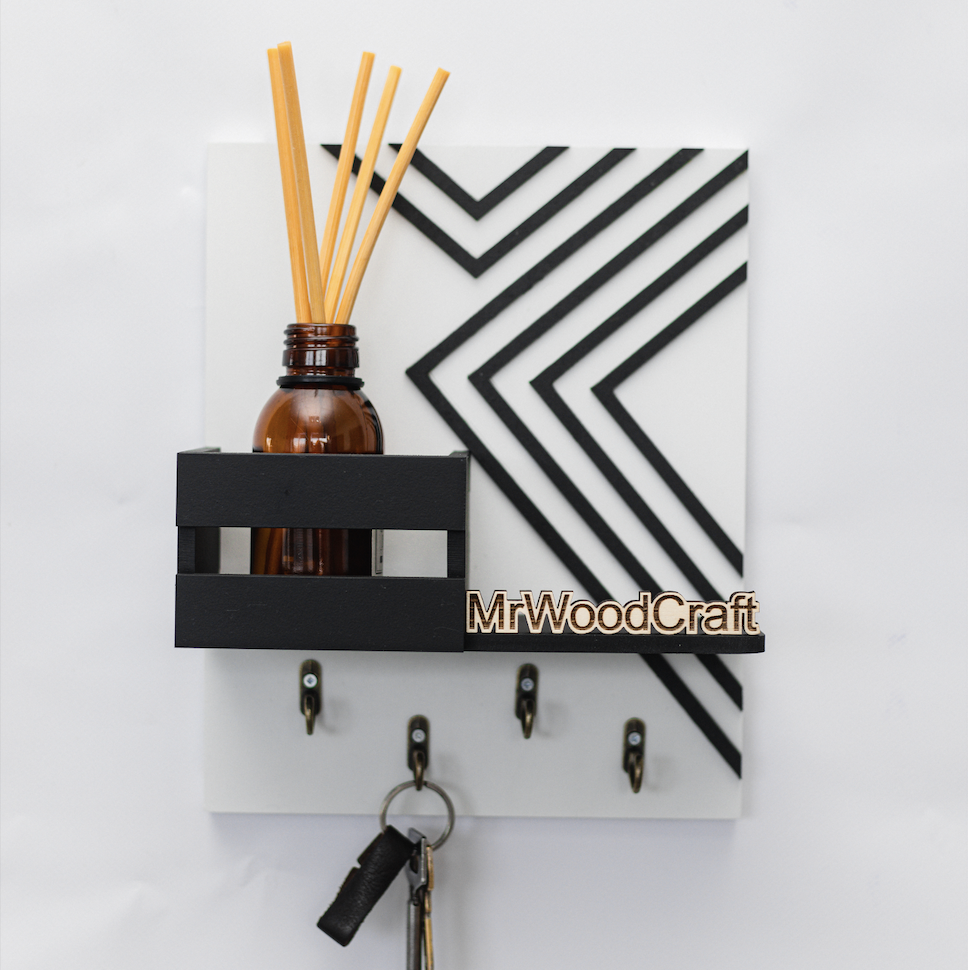 Ключниця з геометричним дизайном (001-005)