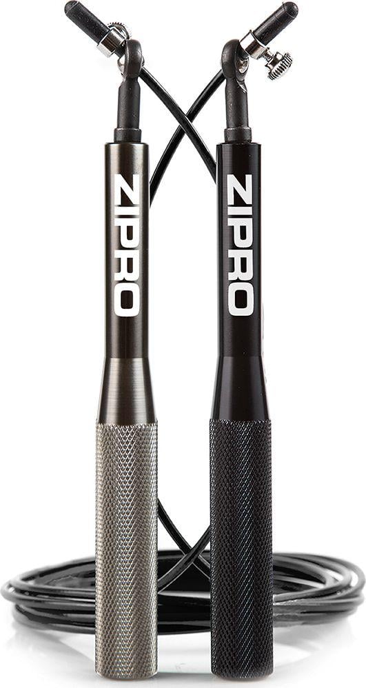 Скакалка Zipro с подшипниками 300 см Черный