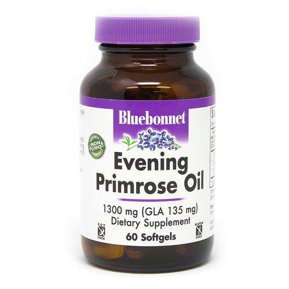 Масло вечерней примулы Bluebonnet Nutrition Evening Primrose Oil 1300 мг 60 Softgels (BLB0921)