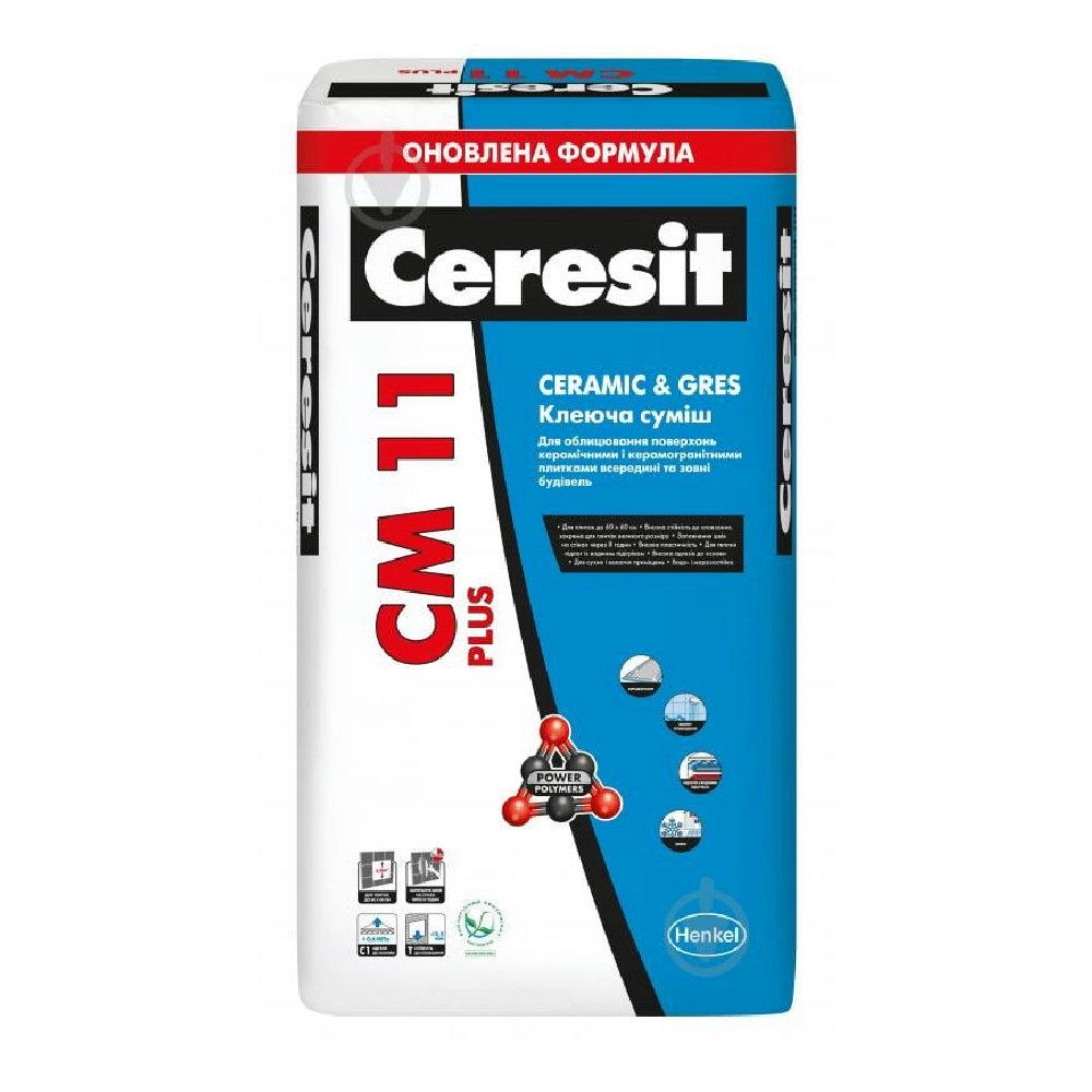 Ceresit CM 11 Plus 25 кг клеюча суміш для плитки