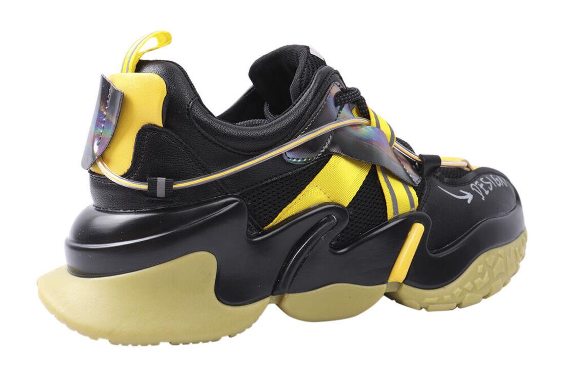 Кросівки жіночі Gifanni зі шкіри на платформі на шнурівці р. 40 Чорний (80-21DK) - фото 4 Кросівки жіночі Gifanni зі шкіри на платформі на шнурівці р. 40 Чорний (80-21DK) - фото 4