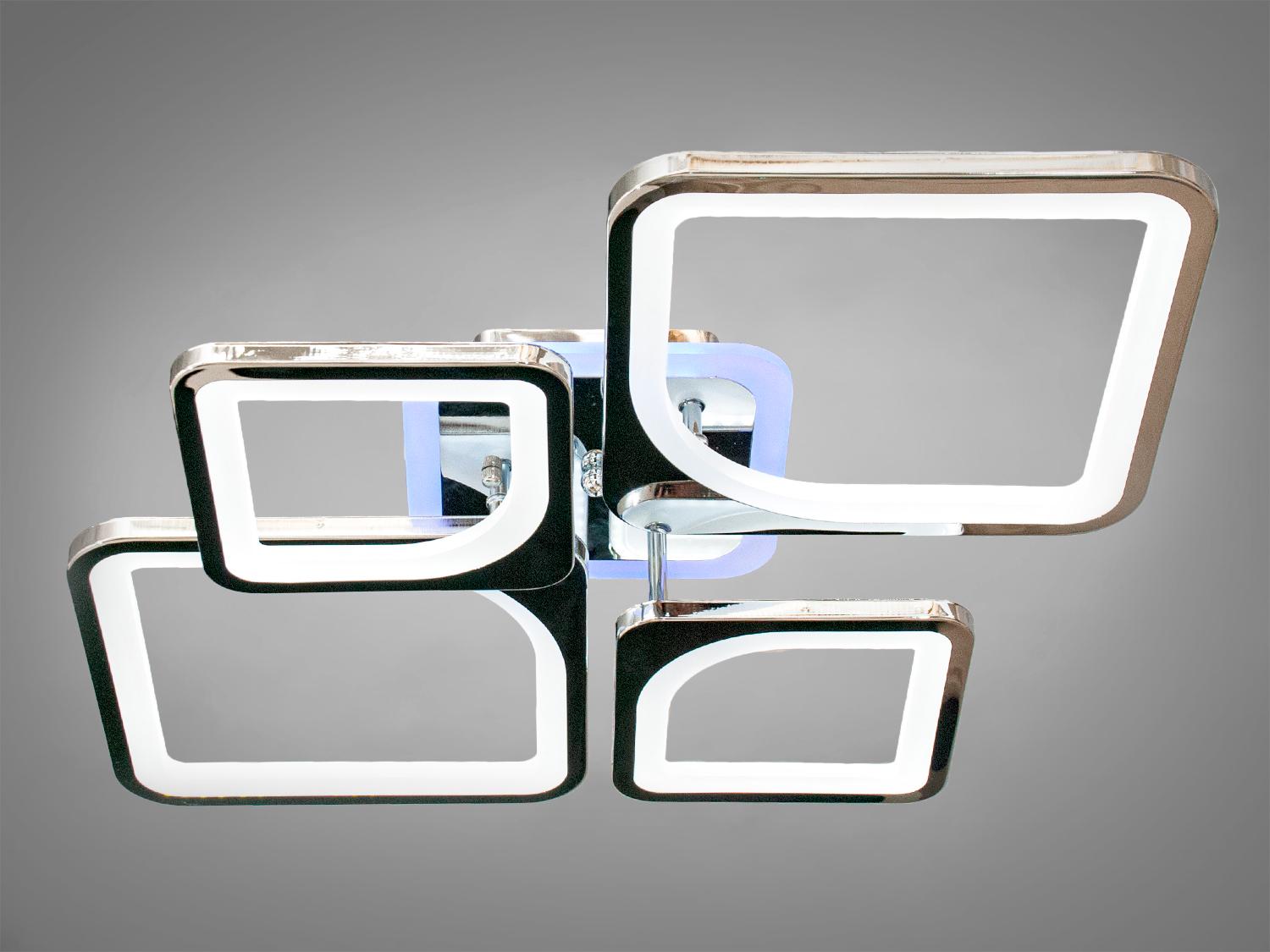 Люстра с разноцветной подсветкой и пультом димером (8060/2+2HR LED 3color dimmer) - фото 1 Люстра с разноцветной подсветкой и пультом димером (8060/2+2HR LED 3color dimmer) - фото 1