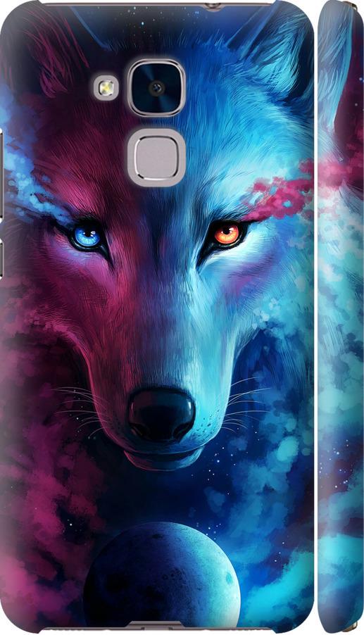 Чехол на Huawei Honor 5C Арт-волк (3999c-356-42517)