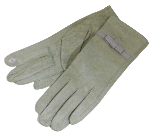 Перчатки замшевые сенсорные Anjela А2 без утеплителя р. 6,5 Светло-серый (1675762549)