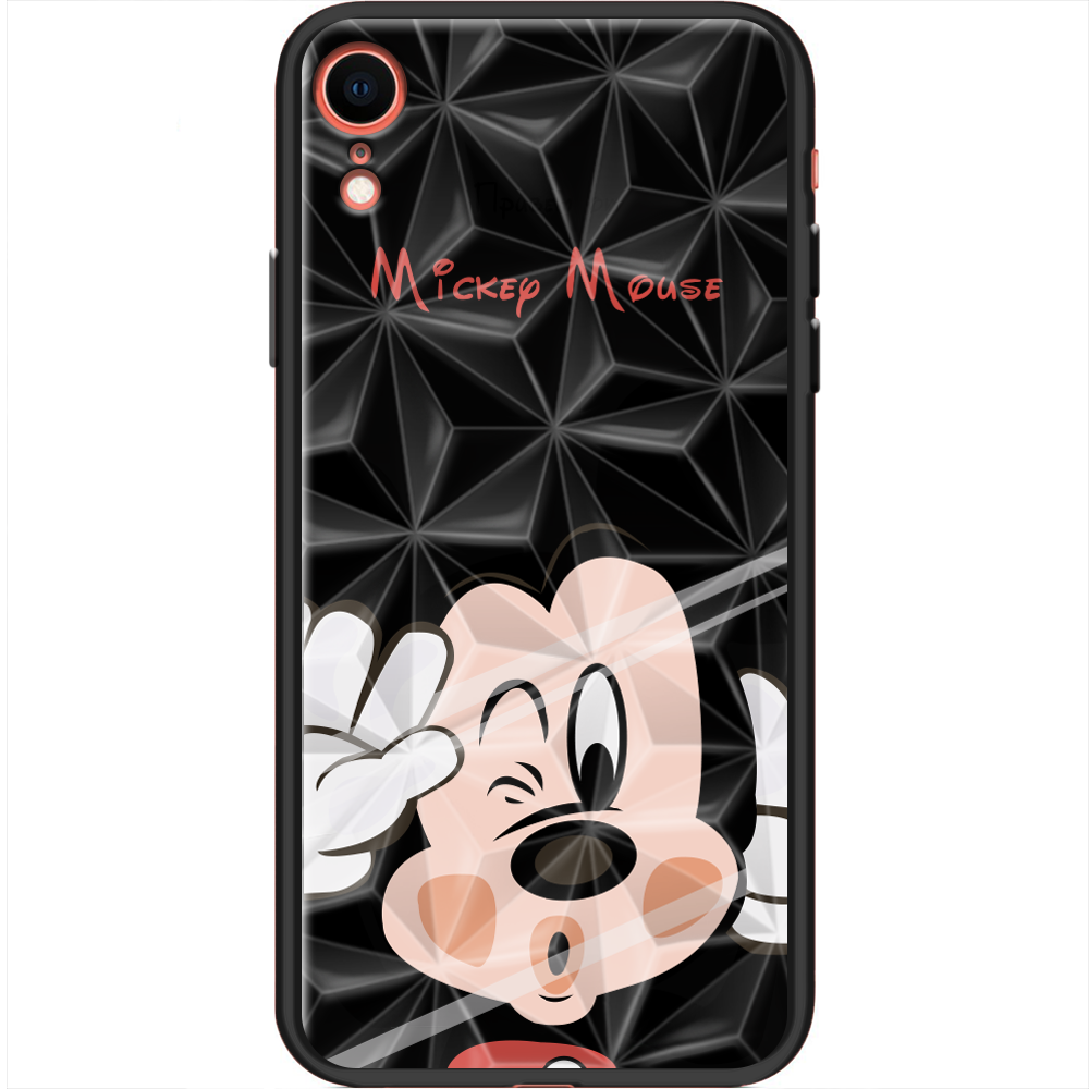 Чохол Boxface iPhone XR Mister M Чорний силікон із призмою(35417-cc58-37859)