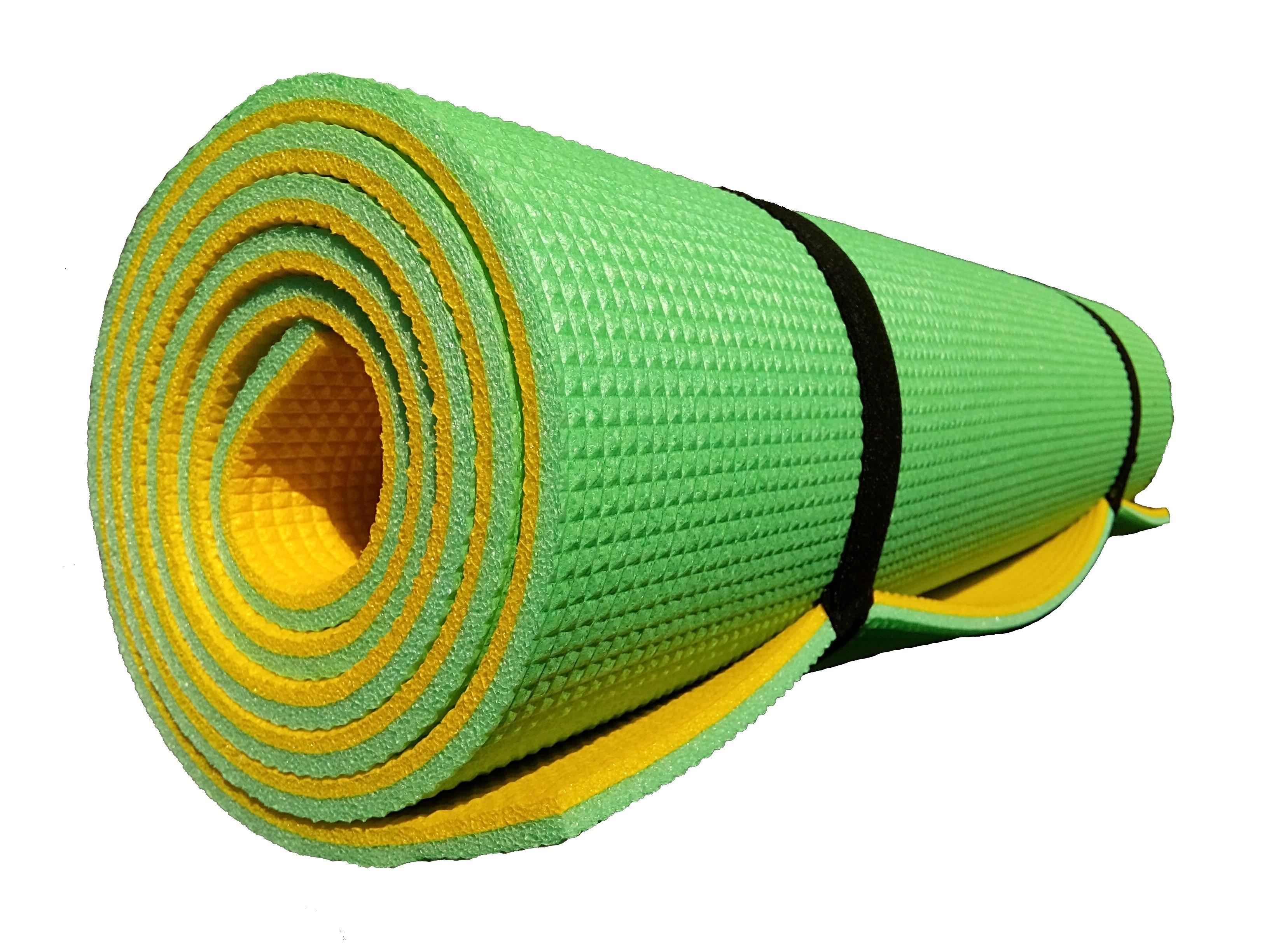 Каремат под спальный мешок OSPORT Tourist 10 мм Желто-зеленый (FI-0082)