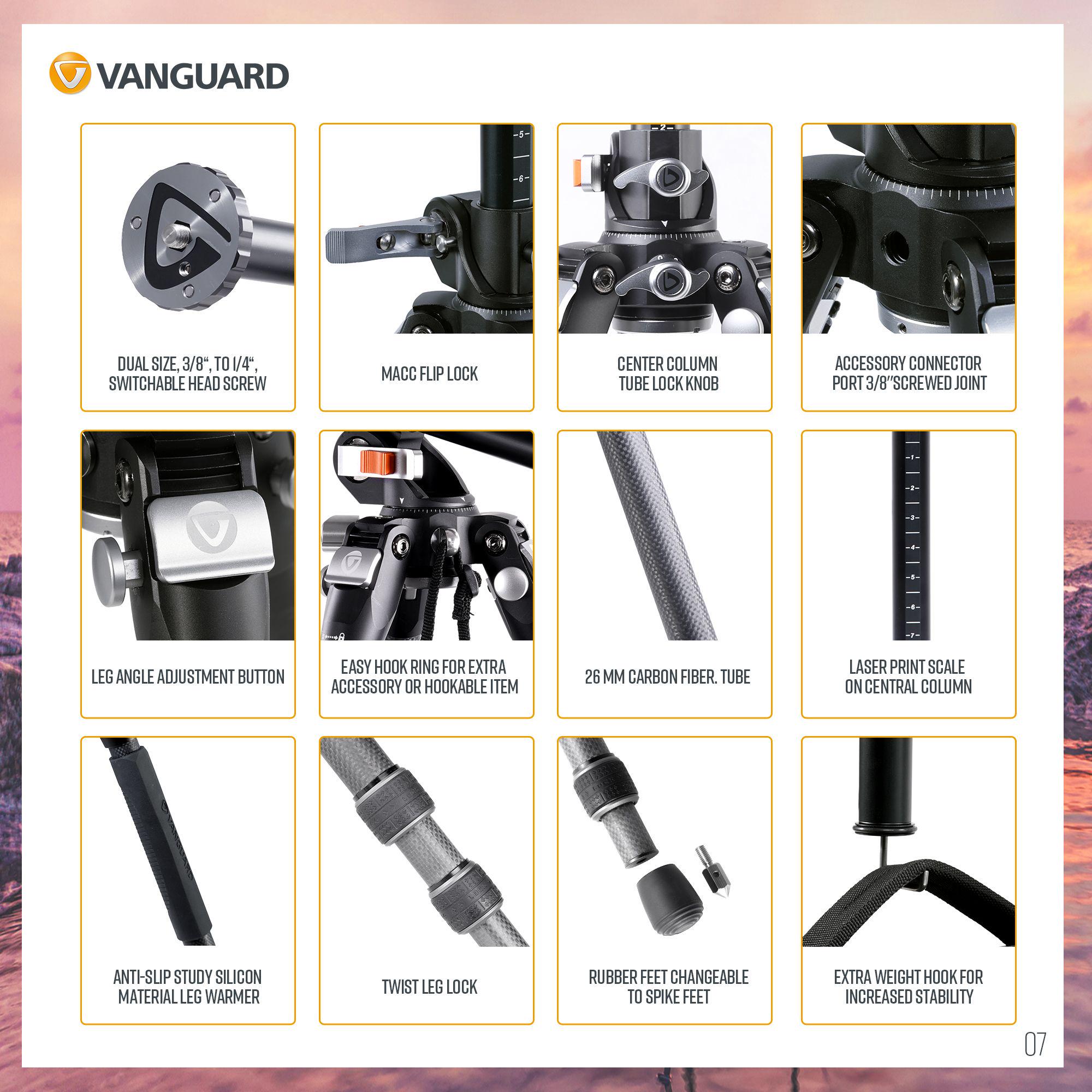 Штатив Vanguard VEO 3+ 263CB (784) - фото 27