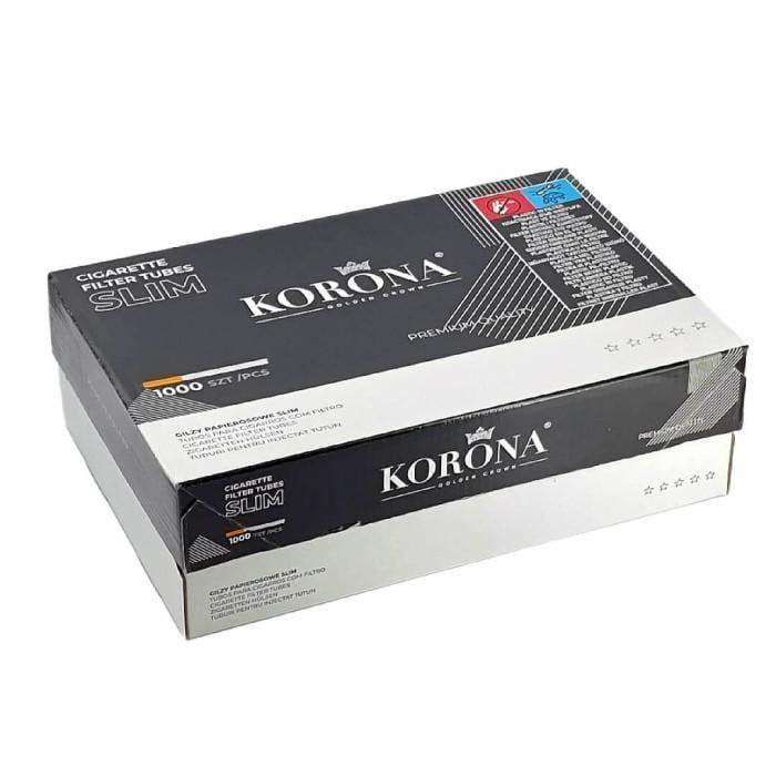 Гильзы для сигарет Korona Slim 6,5мм/1000 шт. (23100993) Гильзы для сигарет Korona Slim 6,5мм/1000 шт. (23100993)