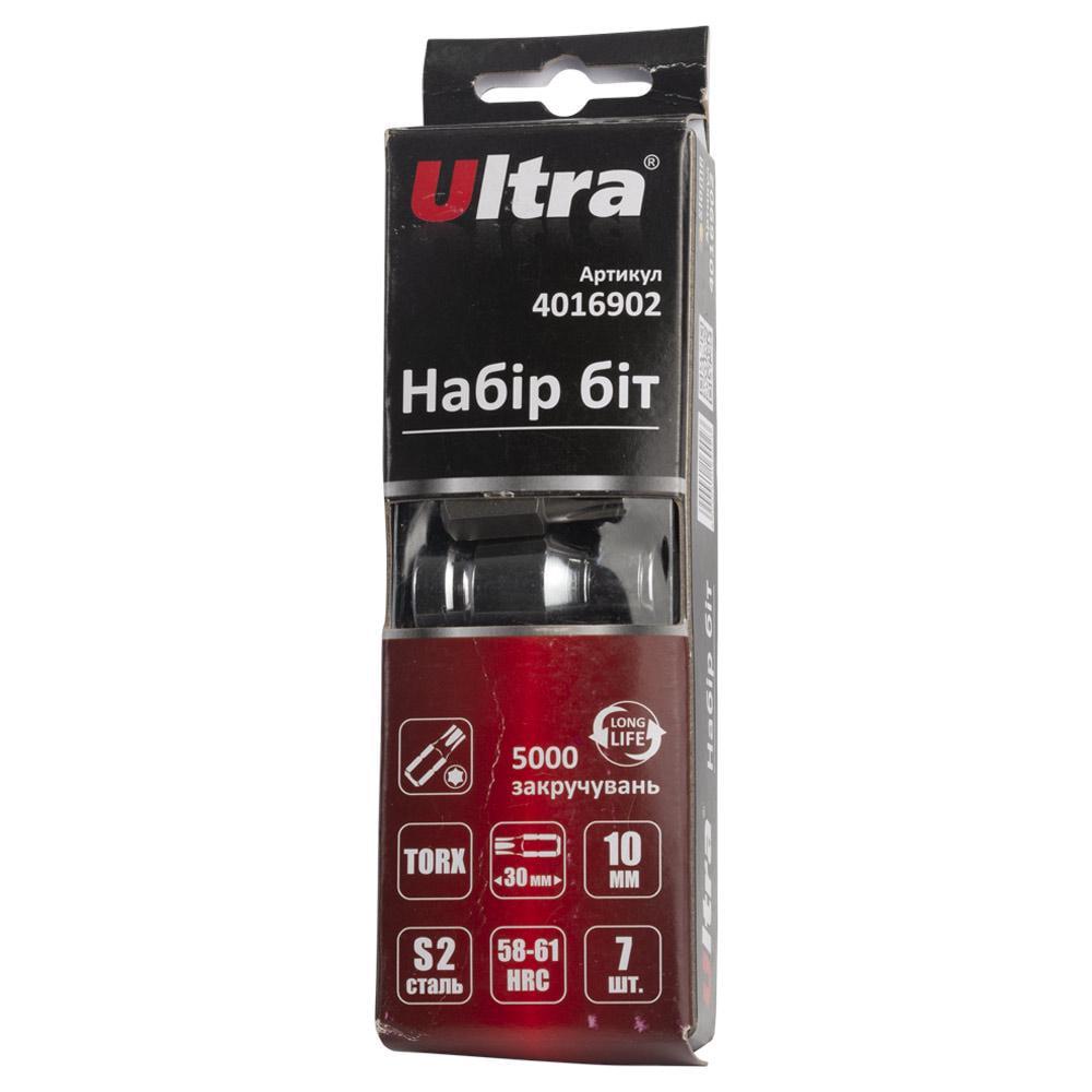 Набор бит Ultra TORX 10 мм 7 шт. S2 (4016902)