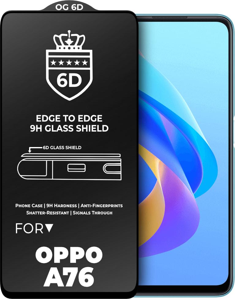 Стекло защитное 6D Oppo A76 Glass Shield (33215)