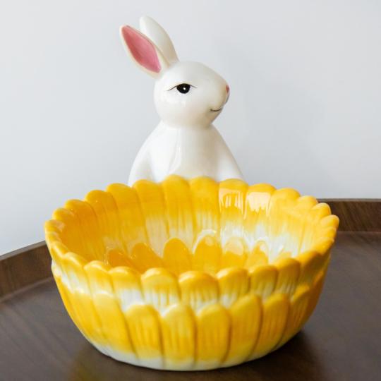 Пиала Пасхи Elisey Ромашка керамическая 16 см Желтый (135-81-5006-005) - фото 3 Пиала Пасхи Elisey Ромашка керамическая 16 см Желтый (135-81-5006-005) - фото 3