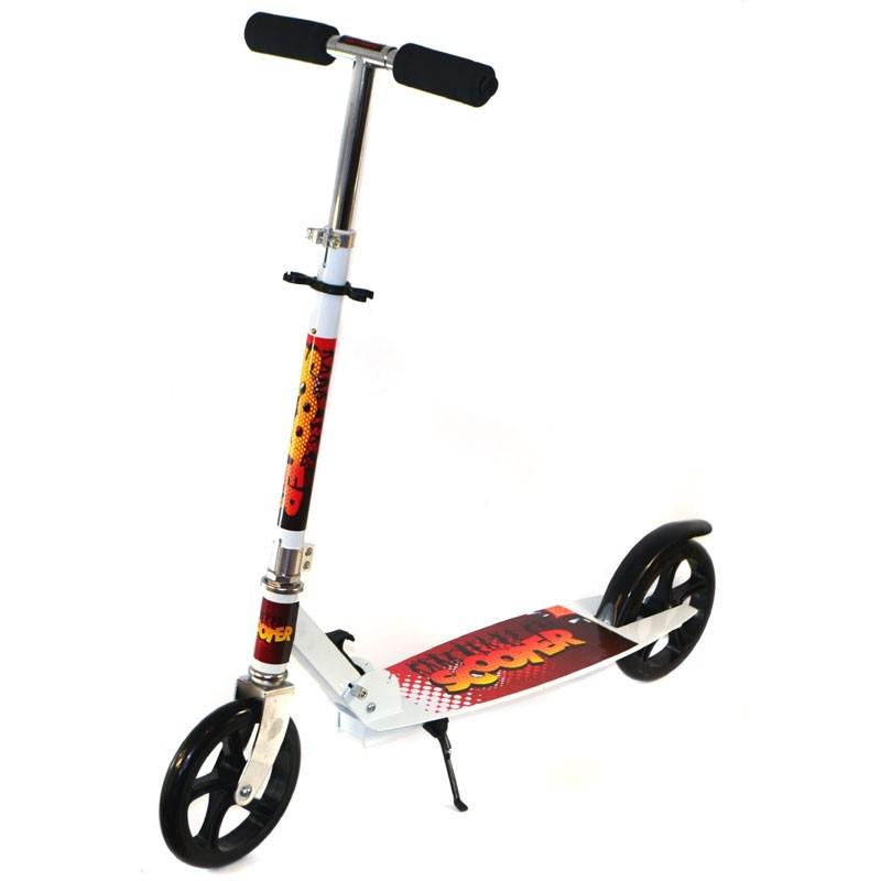 Самокат дитячий 200-1P з антиковзною поверхнею Білий