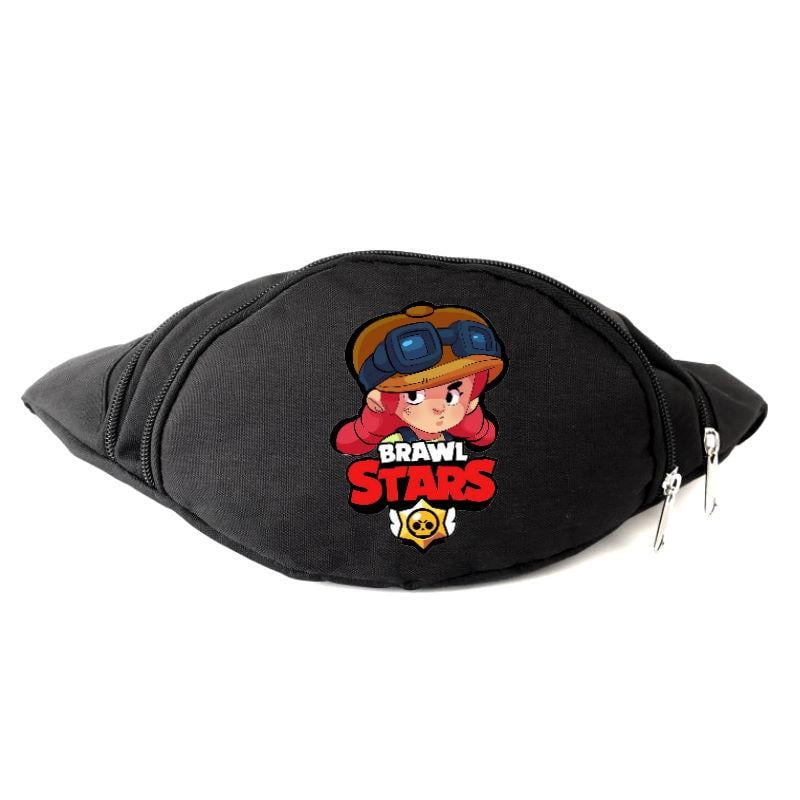 Поясная сумка-бананка Cappuchino toys Brawl Stars Джесси BS-Gess Черный (2064147792) Поясная сумка-бананка Cappuchino toys Brawl Stars Джесси BS-Gess Черный (2064147792)
