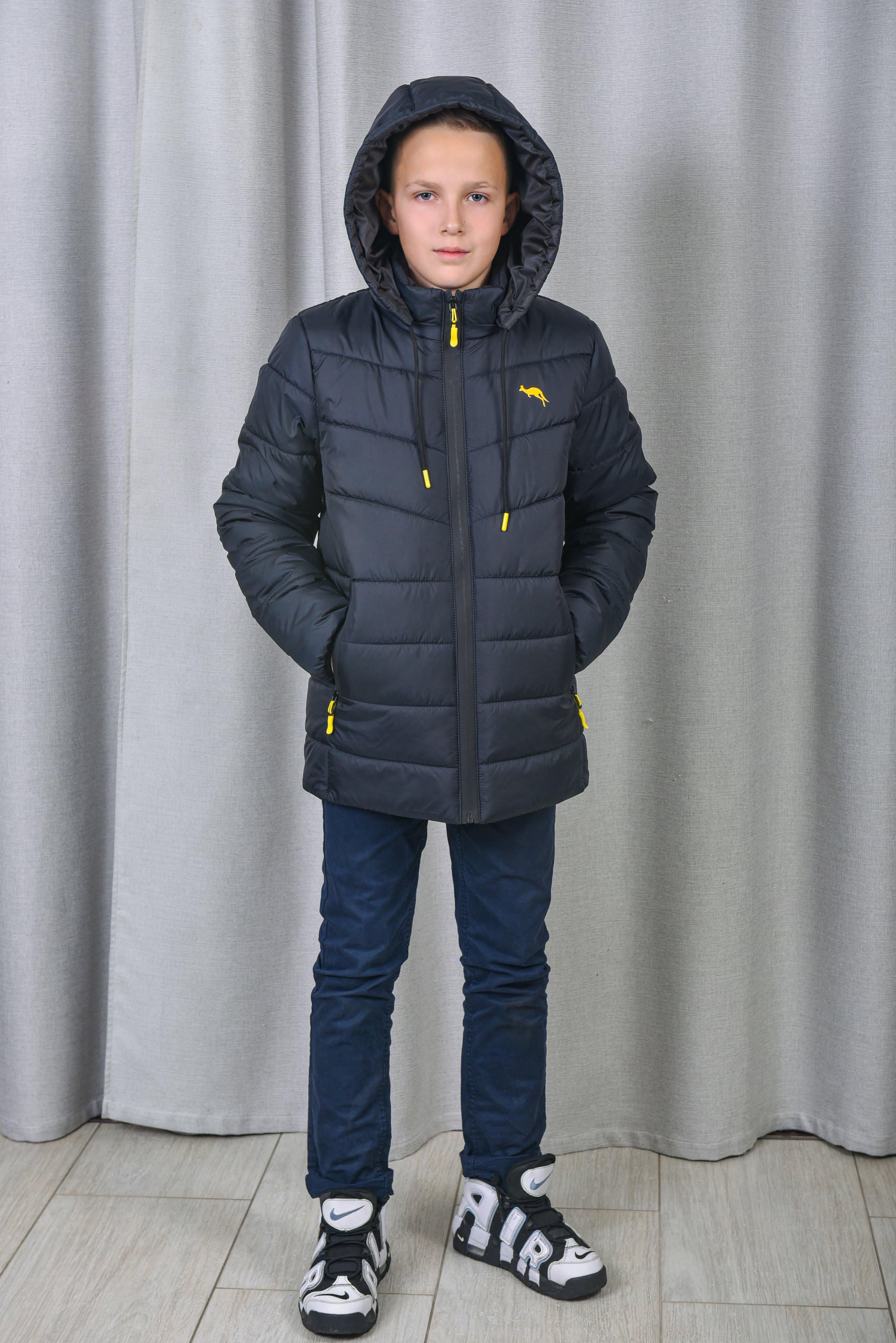 Куртка для хлопчика демісезонна Kangaroo 140-146 см Синій (PL-93647-146с) - фото 7