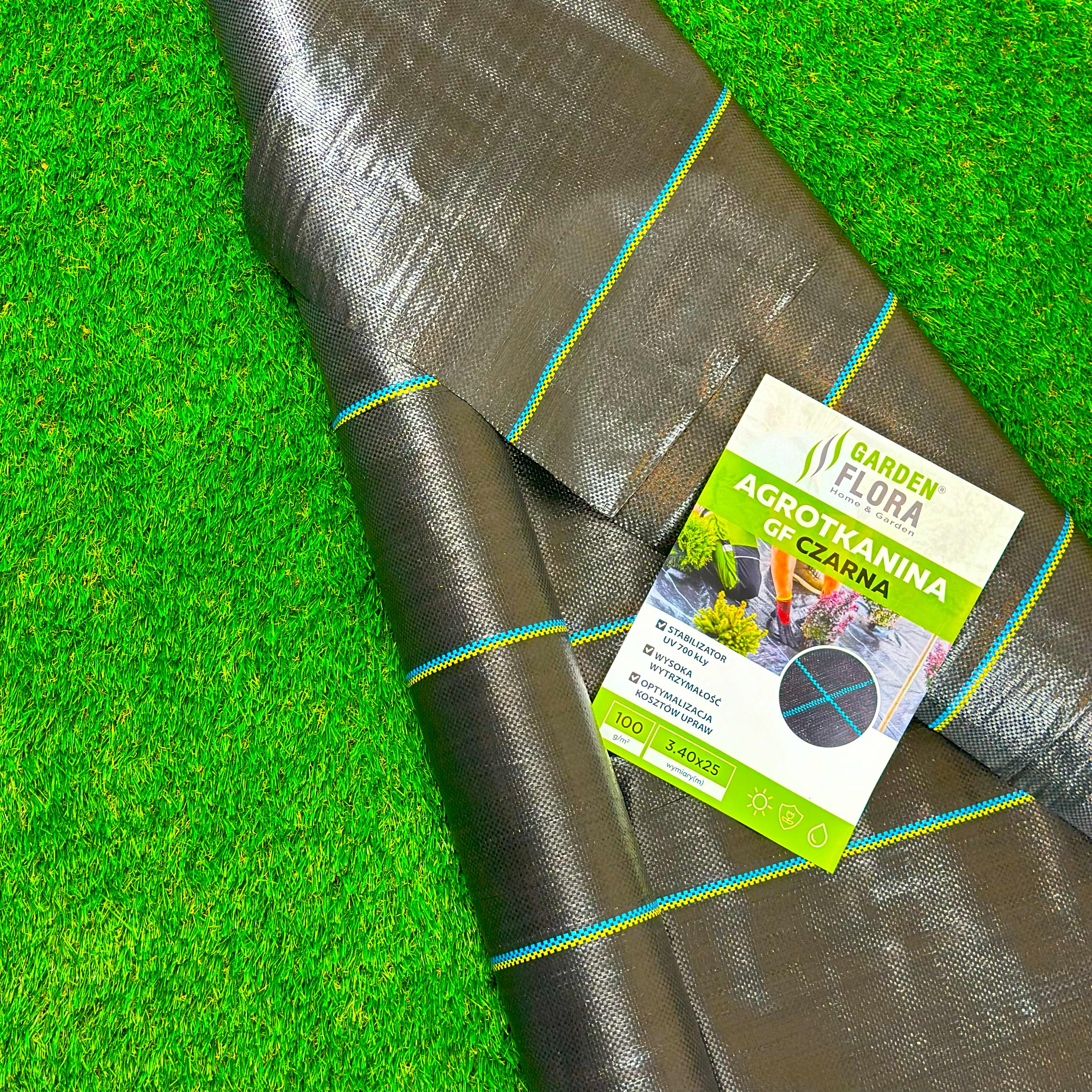 Агроткань Garden flora 100 г/м² 3,40 х 25 м Черный - фото 2 Агроткань Garden flora 100 г/м² 3,40 х 25 м Черный - фото 2