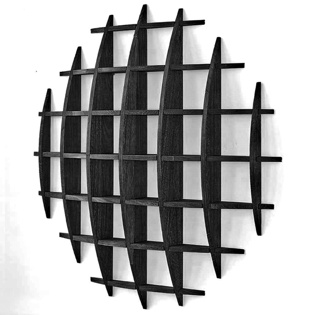 Полиця для чашок з дерева Карміра Венге (СДК-006512)