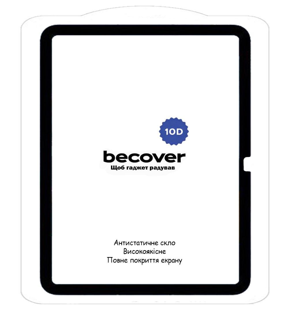 Захисне скло BeCover 10D для планшета Apple iPad 10,9" 2022 A2696/A2757/A2777/A3162 Black (2103561911)