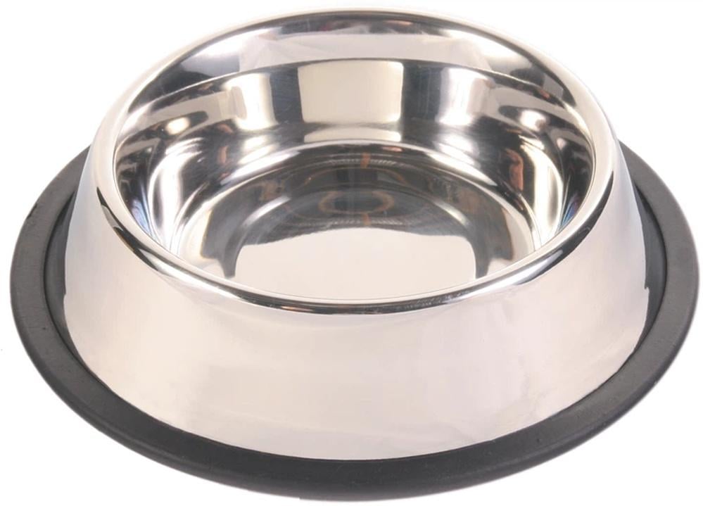 Миска для тварин Zoofari з нержавіючої сталі Чорний