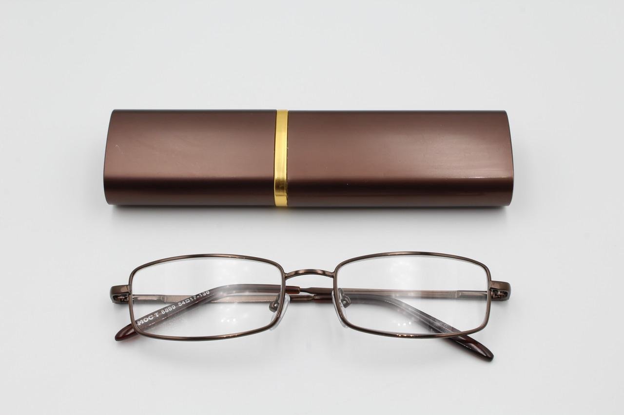 Очки 8899 №2 для коррекции зрения +2,5 в футляре Коричневый (2767596863)