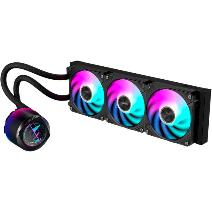 Система водяного охолодження Gigabyte AORUS WATERFORCE X II 360 з RGB підсвічуванням