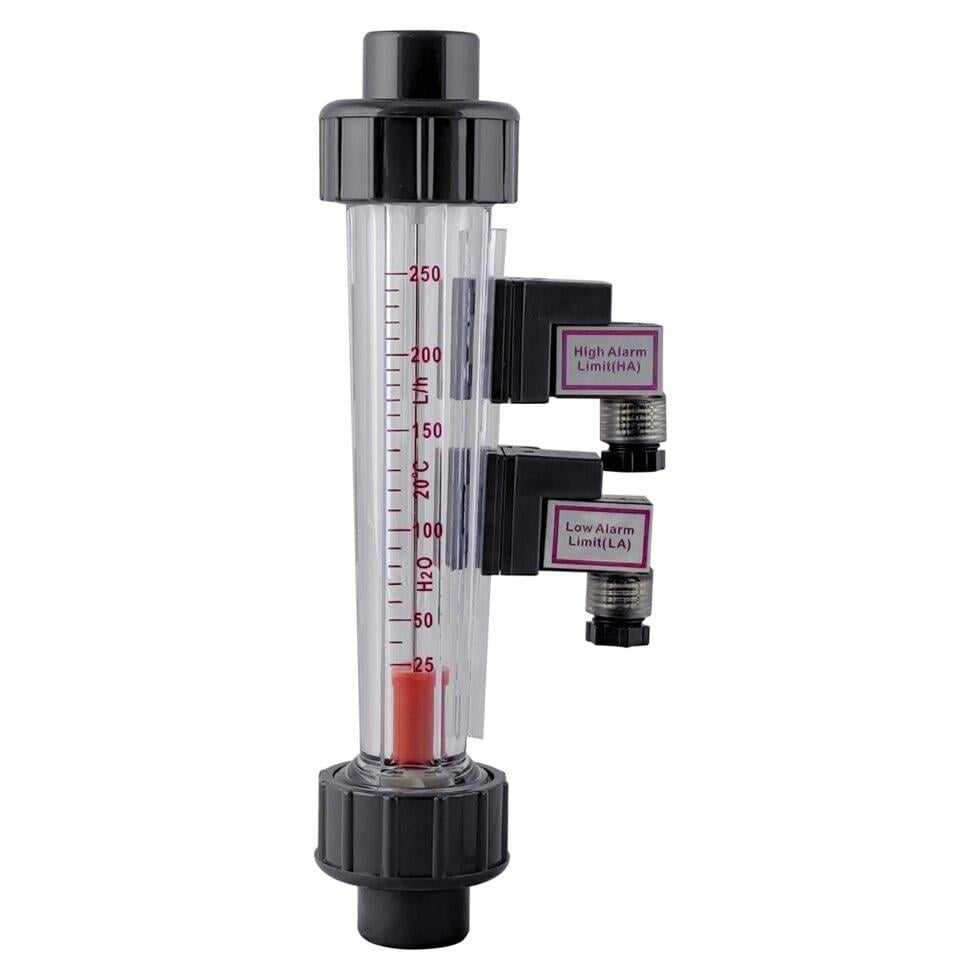 Ротаметр короткий трубного типа Raifil LZS-15D 25-250 L/H 1/2" с герконовым датчиком (66778802700)