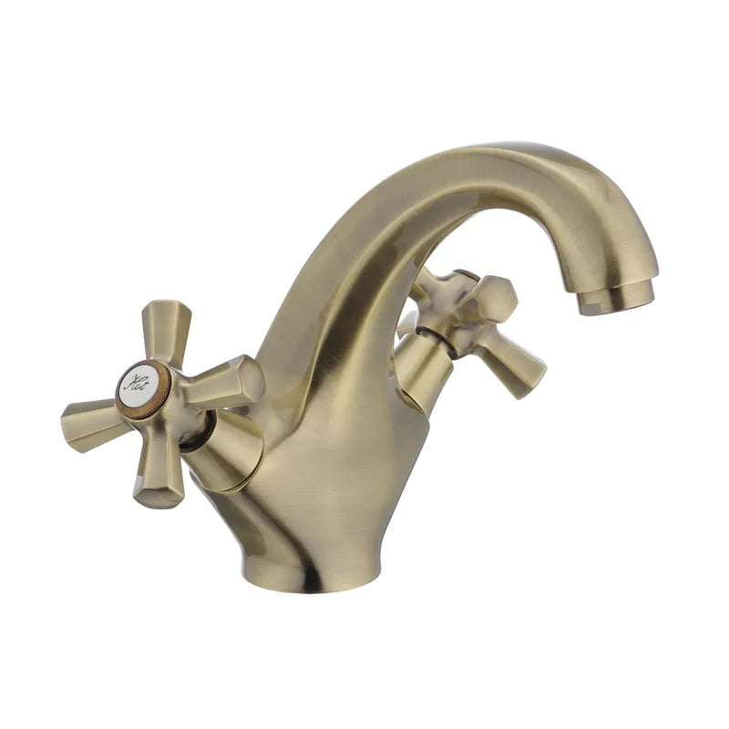 Змішувач для умивальника MIXXUS Premium Retro Bronze-161 (MI1650) Змішувач для умивальника MIXXUS Premium Retro Bronze-161 (MI1650)