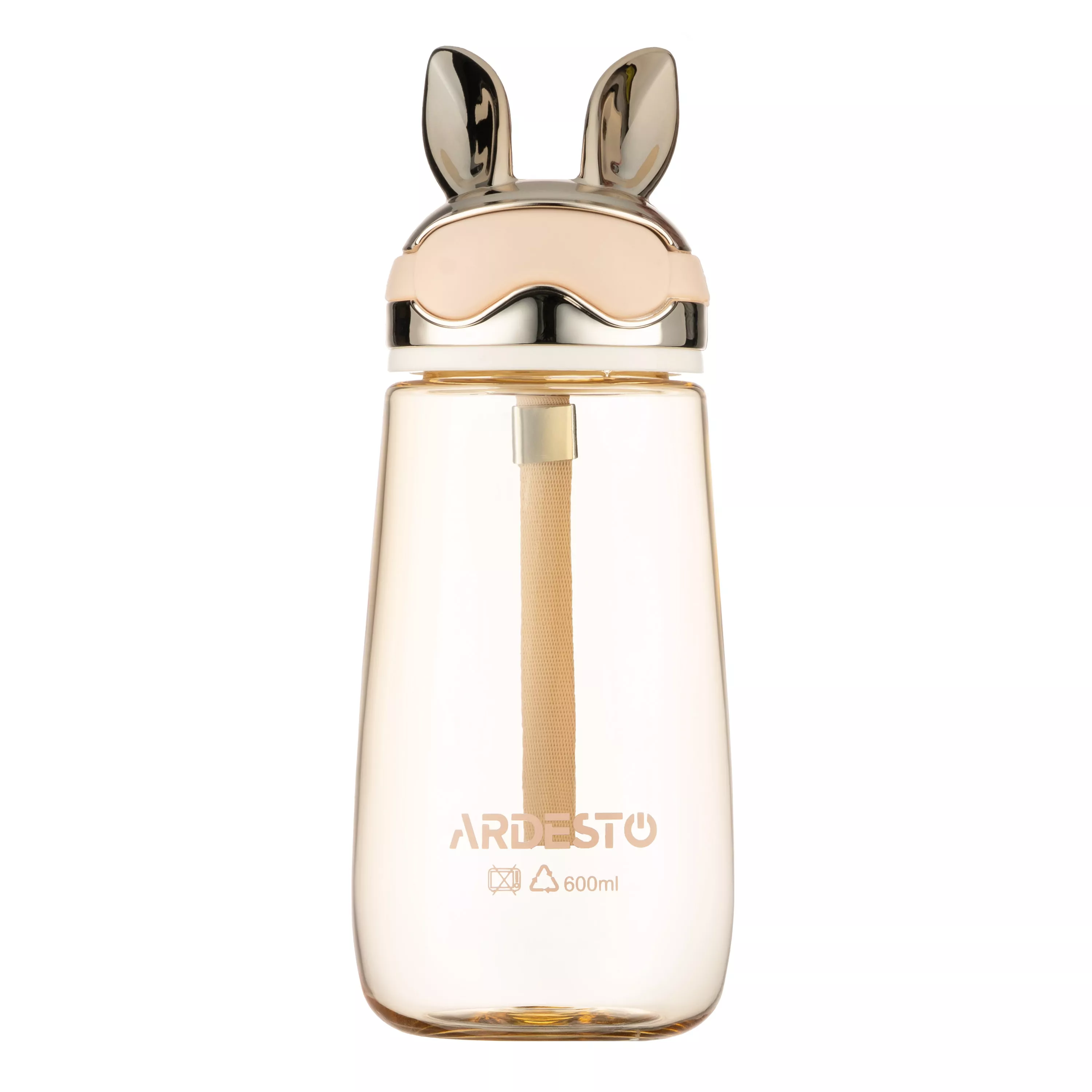 Пляшка для води дитяча Ardesto Bunny 600 мл Жовтий (AR2260BY)